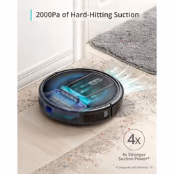 eufy RoboVac G30 Robot Vacuum Cleaner with Smart Dynamic Navigation 2.0, 2000 Pa Strong Suction, Wi-Fi, Compatible with Alexa, Carpets and Hard Floors