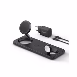 Anker MagGo, Indoor, USB, Wireless charging, Black