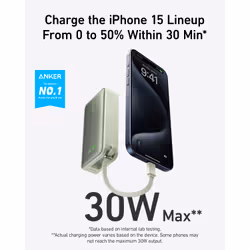 Anker A1259G61 power bank Lithium 10000 mAh Green - Additional view 3