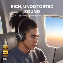 Soundcore Space One Pro Headset Wireless Head-band Calls/Music Bluetooth Black - Additional view 4