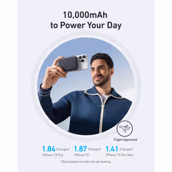 Anker A1664H11 power bank 10000 mAh Wireless charging Black - Additional view 4