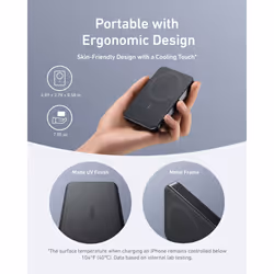 Anker A1664H11 power bank 10000 mAh Wireless charging Black - Additional view 5
