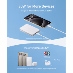 Anker A1664H21 power bank 10000 mAh Wireless charging White - Additional view 6