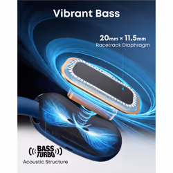 soundcore AeroFit 2 by Anker, Open-Ear Headphones, Adjustable Ear Hooks, Snug Fit, Rich Bass, Hi-Res Wireless Audio, 42H Play, Bluetooth 5.4, Wireless