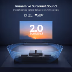 Nebula soundcore P1 Full HD Smart Portable Projector with Detachable Speakers - Additional view 4
