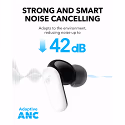 Soundcore R60i Wireless Noise Cancelling Earbuds, White - Additional view 5