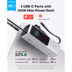 Anker A1695H41 power bank 25000 mAh Silver - Additional view 2