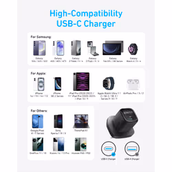 Anker USB-C Charger, 25W with USB-C Cable, Black - Additional view 5