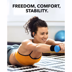 Soundcore Sport X20 by Anker  True-Wireless Workout Earbuds  Rotatable and Extendable Ear Hooks  Noise Cancelling  Deep Bass  IP68 Waterproof  Sweatpr