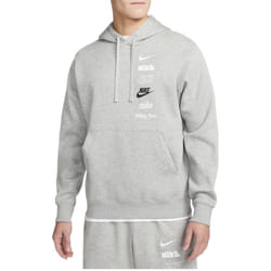 NIKE DX0783 Mens Fleece Hoodie - Grey, M