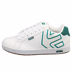 Etnies Fader Mens Skate Trainers in White Green - 11