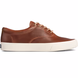 Sperry mens Striper Plushwave Cvo Sneaker  Dark Tan  8.5 US