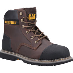Cat Powerplant Safety Work Boots Scuff Cap 9