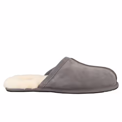 UGG Scuff Mens Slippers Shoes in Dark Grey