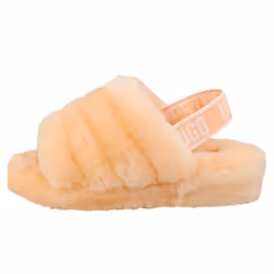 UGG Fluff Yeah Slide Womens Slippers Sandals in Scallop - 6