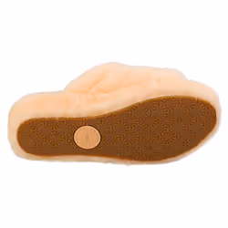 UGG Fluff Yeah Slide Womens Slippers Sandals in Scallop - 6