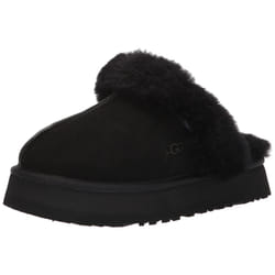 UGG Women's Disquette Slipper  Black  6