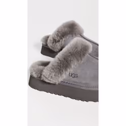 UGG Women's Disquette Slipper  Charcoal  9