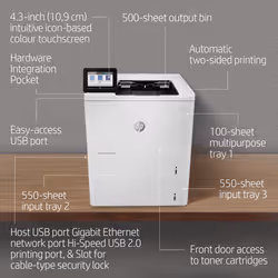 HP LaserJet Enterprise M612dn - Additional view 7
