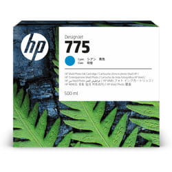 HP 775 500-ml Cyan Ink Cartridge