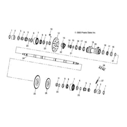 Polaris ATV Ball Bearing  Genuine OEM Part 3515501  Qty 1