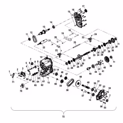 Polaris Ranger Bearing Split Cage Genuine OEM Part 3233718 Qty 1