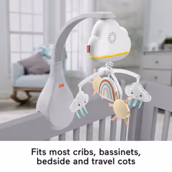 Fisher-Price Rainbow Showers Bassinet to Bedside Mobile - Additional view 7