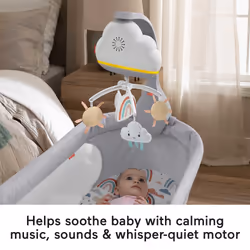 Fisher-Price Rainbow Showers Bassinet to Bedside Mobile - Additional view 8