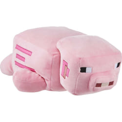 Mattel Minecraft Plush Pig 12-inch Stuffed Animal Figure  Floppy Soft Doll Inspired by Video Game Character  Collectible Toy