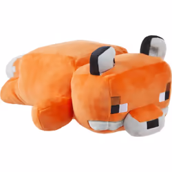 Mattel Minecraft Plush Fox 12-inch Stuffed Animal Figure  Floppy Soft Doll Inspired by Video Game Character  Collectible Toy