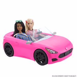 Barbie Pink Convertible Vehicle Toy with Rolling Wheels - Additional view 7