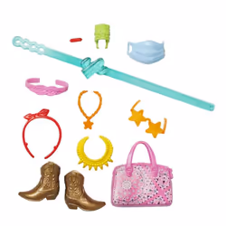 Barbie Accessories Travel Pack With 11 Storytelling Pieces For Barbie