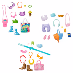 Barbie Accessories Travel Pack With 11 Storytelling Pieces For Barbie
