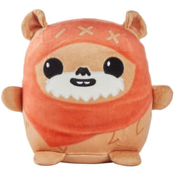 Star Wars Cuutopia 10-inch Ewok Plush  Soft Rounded Pillow Doll  Collectible Gift for Kids & Fans Ages 3 Years Old & Up