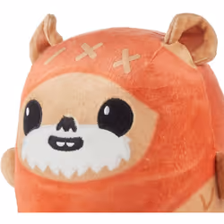 Star Wars Cuutopia 10-inch Ewok Plush  Soft Rounded Pillow Doll  Collectible Gift for Kids & Fans Ages 3 Years Old & Up