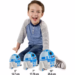 Star Wars Cuutopia 10-inch R2-D2 Plush  Soft Rounded Pillow Doll  Collectible Gift for Kids & Fans Ages 3 Years Old & Up 10 inches