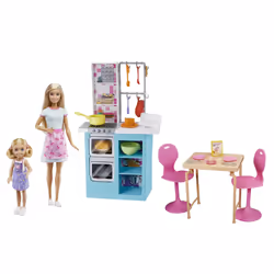 Barbie Chelsea Dolls, Playset and Accessories, Kitchen, 3 yr(s), Multicolour