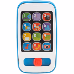 Fisher-Price Laugh & Learn Baby & Toddler Toy Smart Phone with Educational Music & Lights for Ages 6+ Months Blue