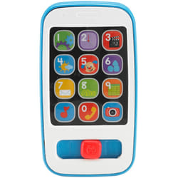 Fisher-Price Laugh & Learn Baby & Toddler Toy Smart Phone with Educational Music & Lights for Ages 6+ Months  Blue
