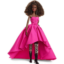 Barbie - Fuchsia Long Dress Doll in Taffeta with Sweetheart Neckline w
