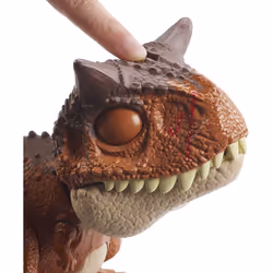 âJurassic World Chompin' Carnotaurus Toro Dinosaur Action Figure Camp Cretaceous with Button-Activated Chomping & Other Motions