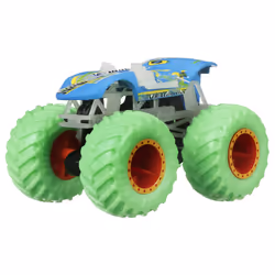 Hot Wheels Monster Trucks Mt Glow In The Dark Ast 2022 Mix 4 - 21A, Monster truck, 3 yr(s), Plastic, Metal, Assorted colours