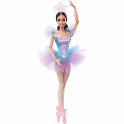 Barbie Signature Doll Ballet Wishes Posable Brunette With Ballerina C