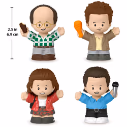 Little People Collector Seinfeld TV Series Special Edition Figure Set  4 Characters for Adults & Fans in a Display Box
