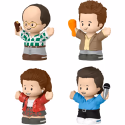 Little People Collector Seinfeld TV Series Special Edition Figure Set  4 Characters for Adults & Fans in a Display Box