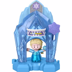 Fisher-Price Little People Toddler Toys Disney Frozen Elsas Palace Portable Playset with Figure for Preschool Kids Ages 18+ M ...