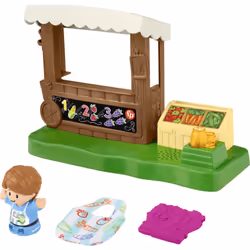 Fisher-Price Little People Toddler Toy Farmers Market Playset with Light Sounds & Figure for Preschool Pretend Play Kids Ages ...