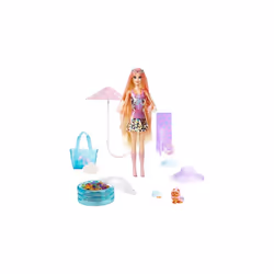 Barbie Color Reveal Sunshine and Sprinkles Doll & Accessories with 25 Surprises Including Water-Shower Umbrella & Color Chang ...