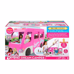 Barbie Camper, Doll Playset with 60 Accessories, 30-Inch Slide, Dream Camper - Additional view 6