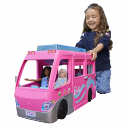 Barbie Camper, Doll Playset with 60 Accessories, 30-Inch Slide, Dream Camper - Additional view 7